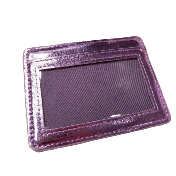 Handbags - Metallic Purple card holder